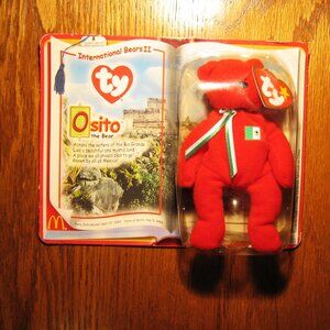 McDonald's & TY Beanie Babies Present Osito the Bear born on Febuary 5th 1999